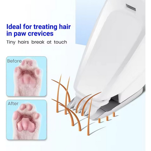 Portable Dog Foot Trimmer LED Light with Rechargeable Cordless Nail Grinder